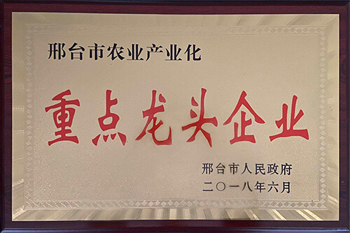 邢臺市農(nóng)業(yè)產(chǎn)業(yè)化重點龍頭企業(yè)